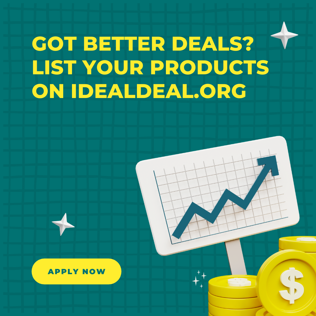 list your products on idealdeal